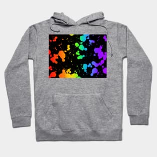 Rainbow splatter v2 Hoodie